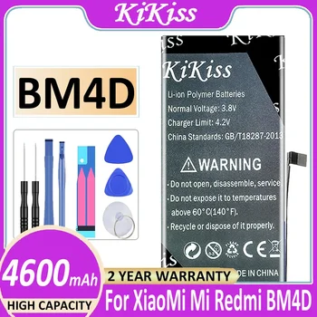 KiKiss BM4D 4600mAh Výkonné Batérie Pre Xiao Mi Redmi BM4D Vysokou Kapacitou Batterij kontakty batérie