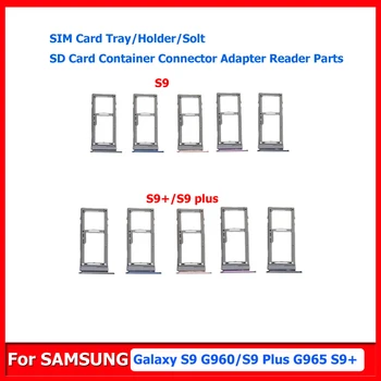Pre SAMSUNG Galaxy S9 G960 G960f SIM Kartu, Držiak Diely Pre S9 Plus S9+ G965 G9650 G965fd G965u Micro SD Kartu Adaptér