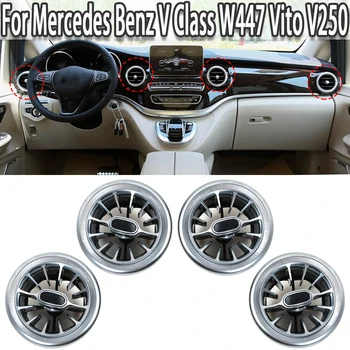 K-Auto Predný Panel AC klimatizácia Ventilačné Zásuvky Turbo Interiérom Pre Mercedes Benz V Triede Vito Viano Valente Metris W447