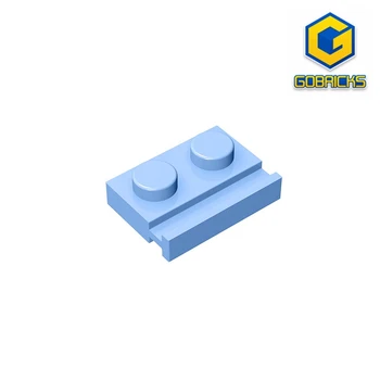Gobricks GDS-806 DOSKA 1X2 SO šmýkačkou kompatibilné s lego 32028 detí DIY Vzdelávacie Stavebné Bloky Technické
