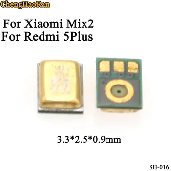ChengHaoRan 5 ks/veľa vstavaný mikrofón príslušenstvo 3.3*2.5*0.9 mm pre Xiao Mix2 Xiao Redmi 5Plus mobilného telefónu, mikrofón