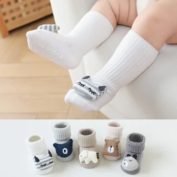 Kórejské Deti Deti Mäkké, Módne Trampolína Ponožky Baby Uprostred Trubice Dlhé Pančuchy Dojčenské Ponožky Batoľa Chlapci Dievčatá Bežné Ponožky