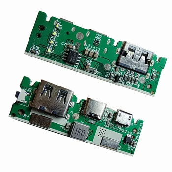 USB 5V 2.4 Micro/Typ-C, USB Mobile Power Bank 18650 Plnenie Modul Lítiové Batérie, Nabíjačky Boost Rada