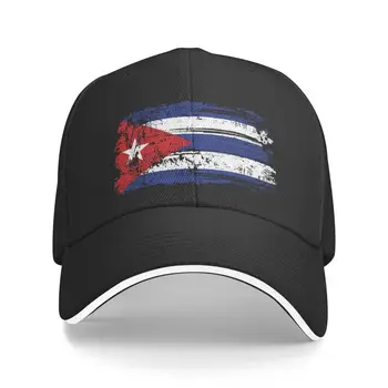 Cool Kuba Vlajka Šiltovku Muži Ženy Vlastné Nastaviteľné Dospelých Kubánskej Vlasteneckej Hrdosti Hrdý Otec Klobúk Vonkajšie
