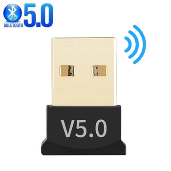 USB Adaptér Bluetooth BT V5.0 Audio Vysielač Bluetooth Dongle Prijímač Bezdrôtovej komunikácie Bluetooth USB Adaptér Pre Notebook PC