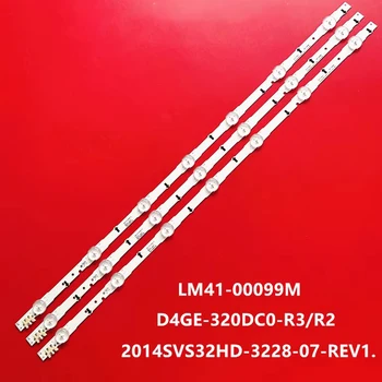 3/9PCS Pole LED Bary Pre Samsung D4GE-320DC0-R2 D4GE-320DC0-R3 2014SVS32HD 32 palcov TELEVÍZOR BackLGht LED Pásy
