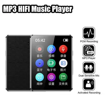 Prenosný Mini MP3 Prehrávač Hudby Bluetooth Šport HIFI Prehrávač Hudby Mp4 Video Prehrávač Zabudovaný Mikrofón Reproduktor pre Študentov Walkman