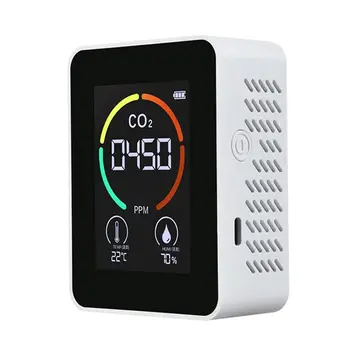 Teplota & Vlhkosť Meter Kvality Ovzdušia, Monitor, CO2 Detektor, 3-V-1 pre Digitálne Znečistenie Ovzdušia Oxid Uhličitý Detektor Je