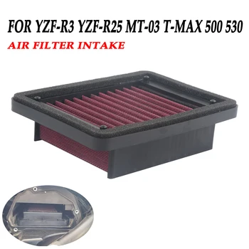 Pre YAMAHA YZF-R3 YZF-R25 YZF R3 R25 MT03 TMAX500 XP500 TMAX530 XP530 Príslušenstvo vzduchový Filter Príjem Čistič Vzduchu Prvok Cleaner
