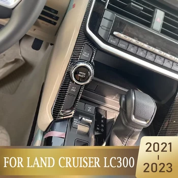 Pre Toyota Land Cruiser LC300 300 2021-2023 CCar Centrálne Ovládanie Audio Nastavenie Gombíka Dekorácie Rám, Kryt Výbava Príslušenstvo