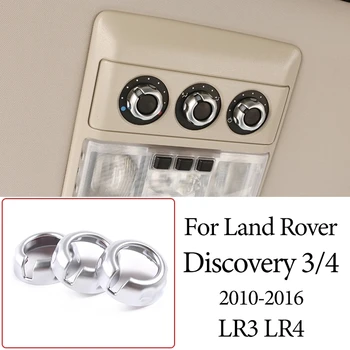 Pre 2010-2016 Land Rover Discovery 3/4 zadných svetlometov gombík dekorácie kryt interiéru vozidla úprava príslušenstvo