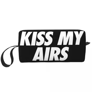 Kiss My Vysiela make-up Taška pre Ženy Cestovné Kozmetické Organizátor Módnych Skladovanie Toaletné Tašky Dopp Auta Prípade Box