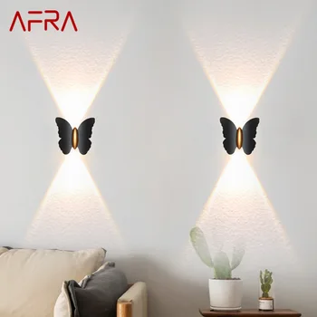 AFRA Jednoduchosť Motýľ Vedľa Svetlá Moderné Nástenné Svietidlá LED IP65 Vodeodolný Na Balkón, Obývacia Izba, Schody