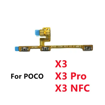 Nová Sila, Objem Flex Kábel NA OFF Tlačidlo na Strane Prepnúť Flex Kábel Pre Xiao Poco X3 / X3 Pro / X3 NFC Výmena Náhradných Dielov