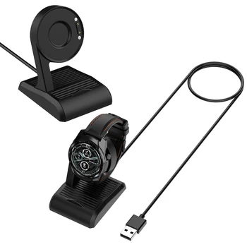 Sledujte nabíjací stojan Pre Ticwatch pro 3 ultra gps/LTE Smartwatch USB Nabíjací Dock Pre Ticwatch E3 Magnetické Nabíjací Kábel 1M