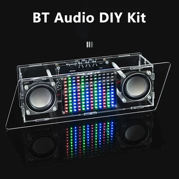 Bluetooth Reproduktor Auta DIY LED Hudba Spektrum Rytmus Svetla Bluetooth reproduktor, LED Elektronické Spájkovanie Projektu Elektronické Stavebnice