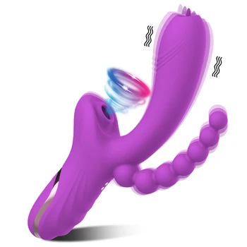 3 V 1 Klitoris Bulík Pošvy Sania Vibrátor Stimulátor Klitorisu Fajčenie Ústne Bradavky Sexuálne Hračky pre Dospelých 18 Žien Produkty
