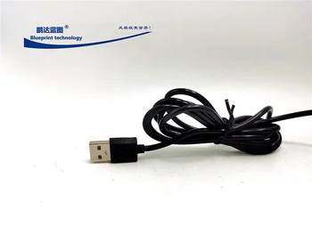 Vysoko Kvalitný Kábel USB 2.0 Dátový Kábel, Nabíjačka Viesť USB Konektor Samec Jednu Hlavu, Dve-Core Vodič 1 M Dlhé