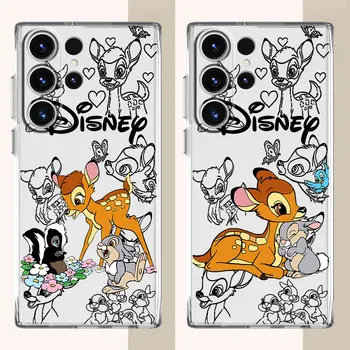 Disney Bambi Jeleň Telefón puzdro pre Samsung Galaxy s rezacím zariadením S10 Lite S9 S21 FE S23 Plus S20 S10e S22 Ultra 5G Capa Shell Silikónové Krytie
