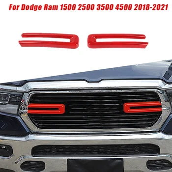 1Pair Auto Predné Racing Mriežka Výbava Cove Pre Dodge Ram 1500 2500 3500 4500 2018-2021 Centrum Oka Vložiť Dekorácie Náhradné