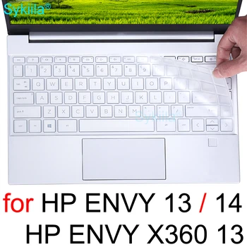 Kryt klávesnice pre HP ENVY 13 13-AB 13-AD 13-D 14 14-J 14-K 14-U TouchSmart 4 Pro 6 DV4 M4 X360 13 Ochranca Kože Prípade Silikónové