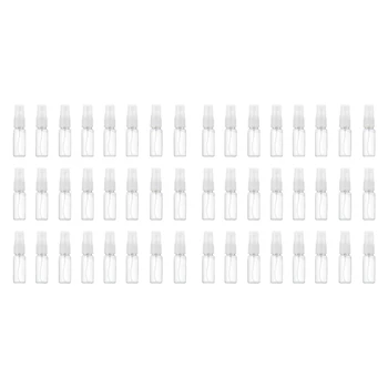 48Pcs 20Ml Transparentné Prázdne Sprej Prenosné Fľaše Naplniteľné Jemné Hmlu Postrekovač Fľaše