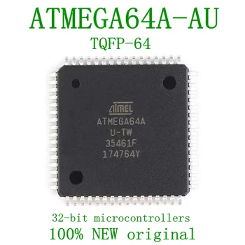 1PCS ATMEGA64A-AU Čip, 8-bitový Mikroprocesor 64 KB Flash TQFP-64 Nové a Originálne