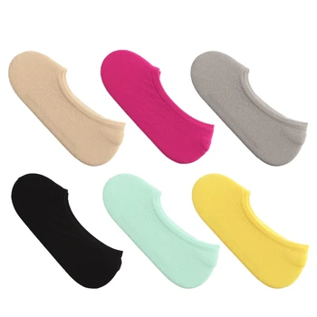 10 Párov Ponožky Dámy Jar a v Lete Neviditeľné Ponožky Loď Ponožky Candy Farby
