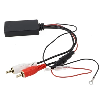 Rádio Stereo Audio kábel Kábel Adaptéra 2RCA Konektor Hudby AUX Kvalitné Auto Príslušenstvo, Náhradné Interiérové Doplnky