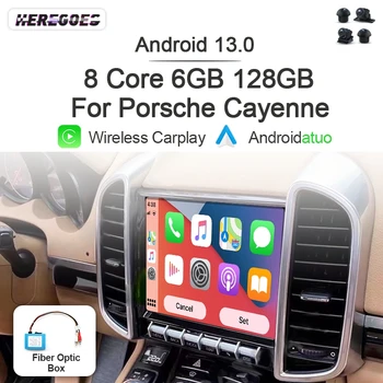 7862 Carplay Auto Android 13.0 autorádia Navigácie GPS Prehrávač Pre Porsche Cayenne 2010-2017 6GB+128 GB Bluetooth, Wifi DSP 4G LTE