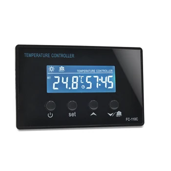 FC-110C 230V10A LCD Mini Sauna Izba Foot Spa Digitálny Regulátor Teploty s Časovač odpočítavania Regulátor Termostat