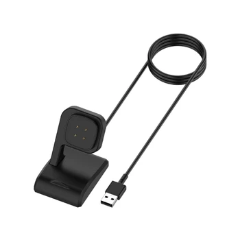 USB Nabíjací Stojan pre Fitbit versa4/3 Hodinky Magnetické Sledovať Napájacie Adaptéry Kábel