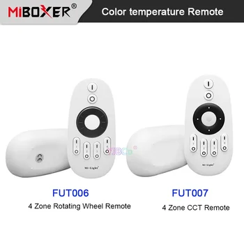 10pcs Miboxer 2.4 G 4 Zóny teplotu Farieb LED Controller Rotujúce Koleso Diaľkové dimmer Prepínač pracovať pre Milight CCT Série Svetlo