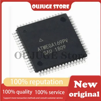 Nový, originálny ATMEGA169PV-8AU ATMEGA169PV AVR ® ATmega microcontroller IC 8-bitové 8MHz 16KB (8K x 16) flash 64-TQFP (14x14)