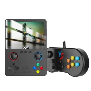 Prenosné X6 Mobilné Hry Hráč S 10000+ Hry 3,5 Palcový IPS Displej 11 Simulátory Duálny Prehrávač GBA Video Herné Konzoly