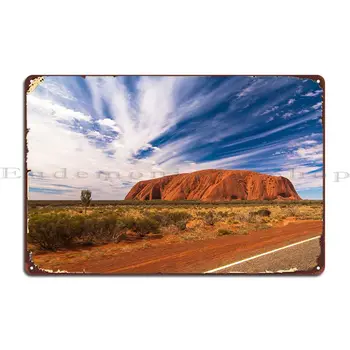 Uluru Ayers Rock Austrália Kovové Znamenie, Kino, Party Dosky, Steny Jaskyne Vlastné Obývacia Izba Tin Podpísať Plagát