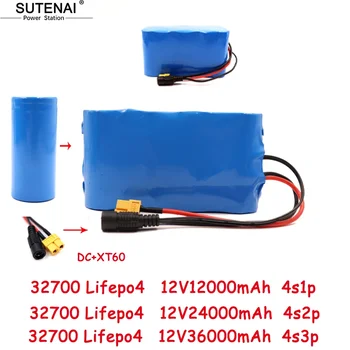32700 LiFePO4 batérie 12.8 v 12Ah 24Ah 36ah 4S 40A rovnováhu BMS 12V pre elektrické lode a UPS