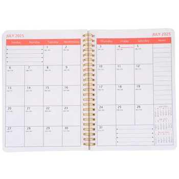 Mesačný Plánovač Denný Plán Kúpeľňa Dekorácie 2024-2026 Rok Zápisník Kalendár Knihy