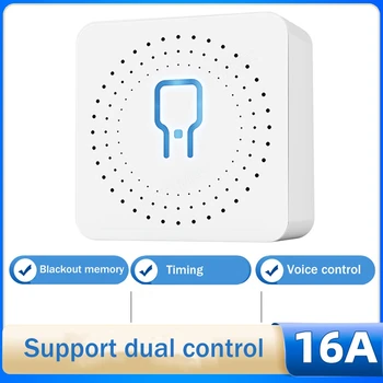 Tuya Zigbee Smart Switch Istič Podporuje Dual-Ovládanie Diaľkové Ovládanie APLIKÁCIE Hlasové Načasovanie