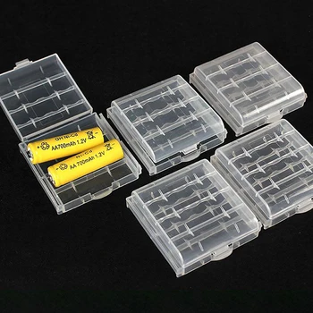 1Pcs Transparentné A Prenosné Č. 7 AAA Batérie Úložný Box 10440 Lítiové Batérie, Úložný Box