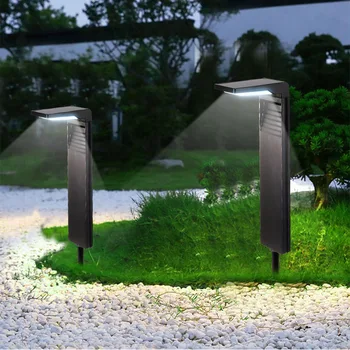 2 ks Slnečné Svetlo Záhrada Šírku Cesty, Nádvoria Dekorácie LED Trávnik Lampa Nepremokavé Vonkajšie Osvetlenie Veľkoobchod 2200mAh