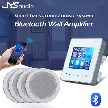 Nastavenie Smart Home Theater Sound Systém Mini Wall Zosilňovač Bluetooth Hudby Panel a Výkonný Reproduktor Stereo Stropný Reproduktor