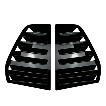 Pre Volkswagen Golf 5 MK5 Auto Zadné Okno, Žalúzie Strane Uzávierky Kryt Výbava Nálepky Prieduch Scoo Piano Black