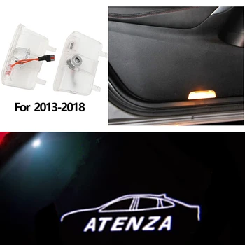 2 ks Auto Príslušenstvo LED Zdvorilosť Svetlá Projektor Ghost Tieň Vitajte Lampa Pre Mazda 6 GJ GL Atenza 2013 - 2015 2016 2017 2018