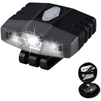 Ultra Svetlé Mini Hands Free Cree LED, Spona na Spp Svetlo - Nabíjateľná Nepremokavé Klobúk Svetlom Baterky Svetlomet pre Rybársky Tábor