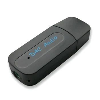 USB DAC Zvuková Karta PCM2706 Dekodéry Converter Headphone Amp OTG Mobilný Telefón