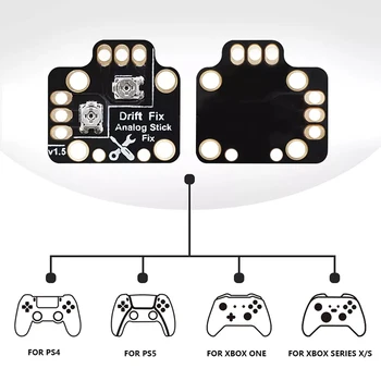 Nové 1PCS Univerzálny Tlačítkový Ovládač Drift Opravy Rada Radič Analógový Palec Stick Drift Fix Mod Pre PS4 PS5 Xbox Jedna Rada