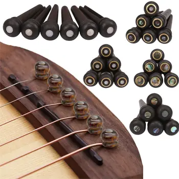 Ľudová Gitarové Príslušenstvo Akustické Gitarové Struny na Nechty, Intarzované shell Pražec Držiteľ Rosewood Most Kolíky