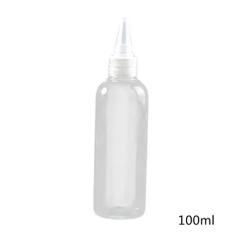 Praktické 100 ml Plastových Squeeze Dávkovanie Fľaše Lepidlo Aplikátor pre Kozmetiku Dropship