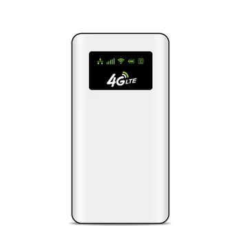 Bezdrôtový Router Wifi Router 150Mbps 100M Sieťový Port 5000Mah Mifi Modem Auto Mobile Wifi Hotspot S Slot Karty Sim